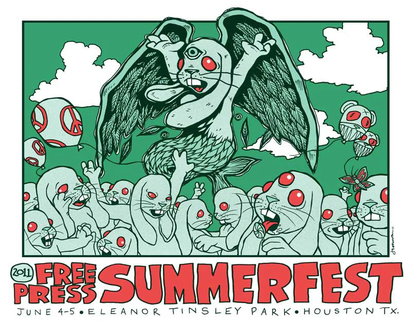 Free Press Summer Fest: 2011 art print