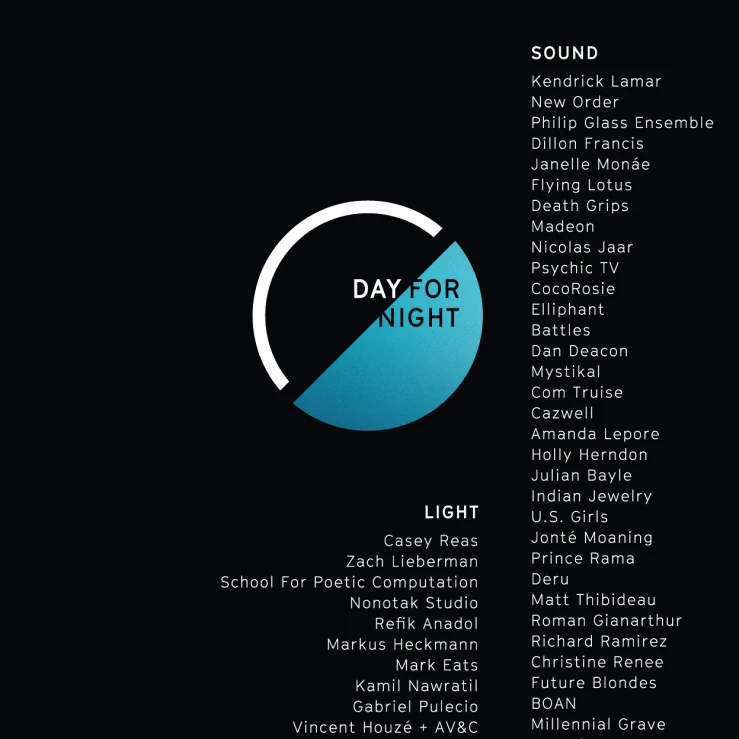 Day for Night: SOUND / LIGHT, 2015