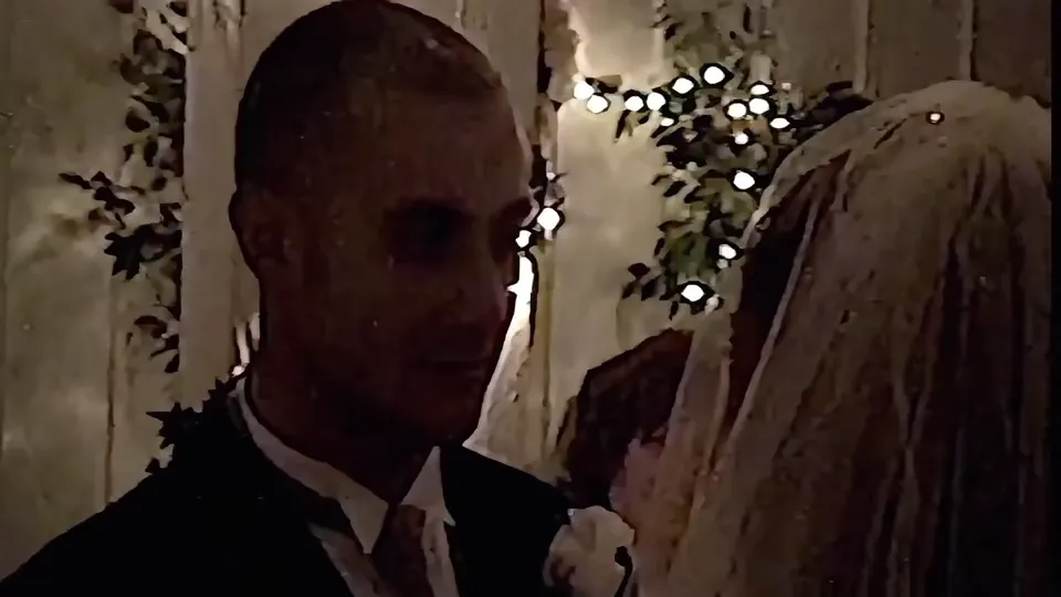 Omar Afra's wedding day.