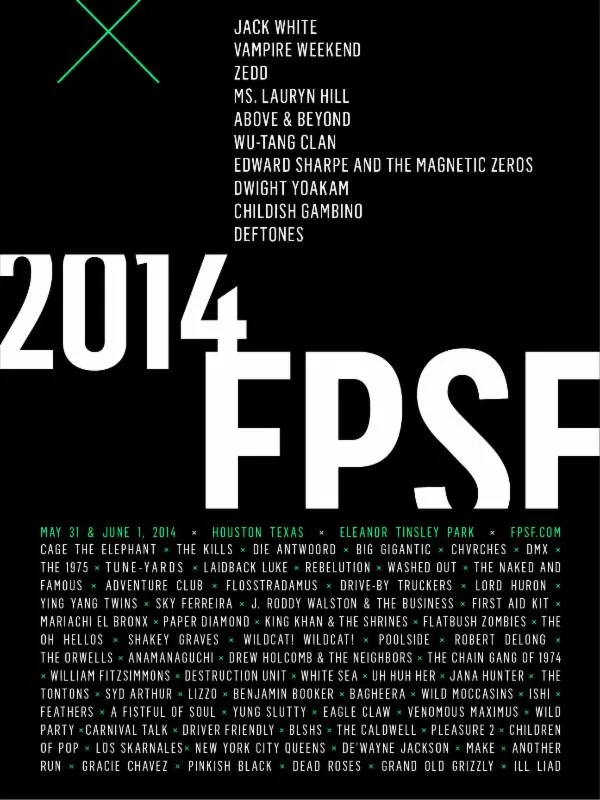 Free Press Summer Fest: the 2014 poster