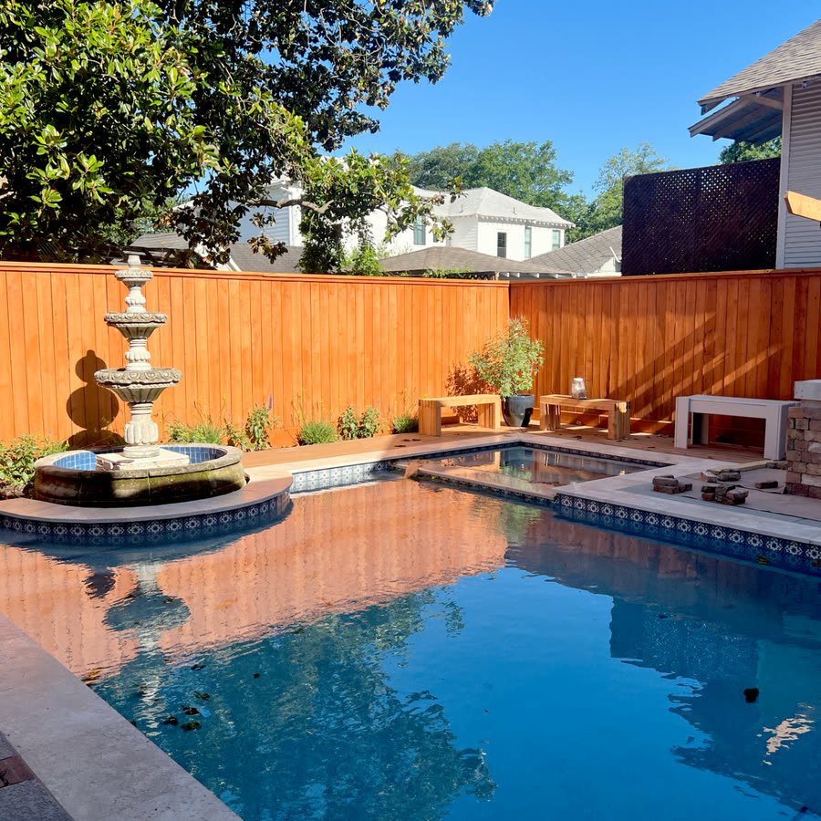 Completed outdoor construction project by Right Angle Home & Outdoors