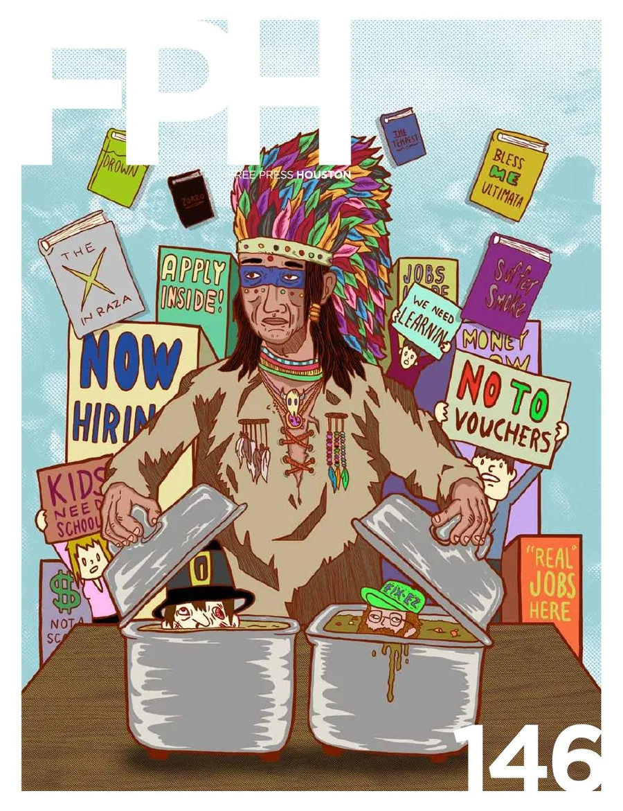 Free Press Houston cover, November 2012, Issue 146