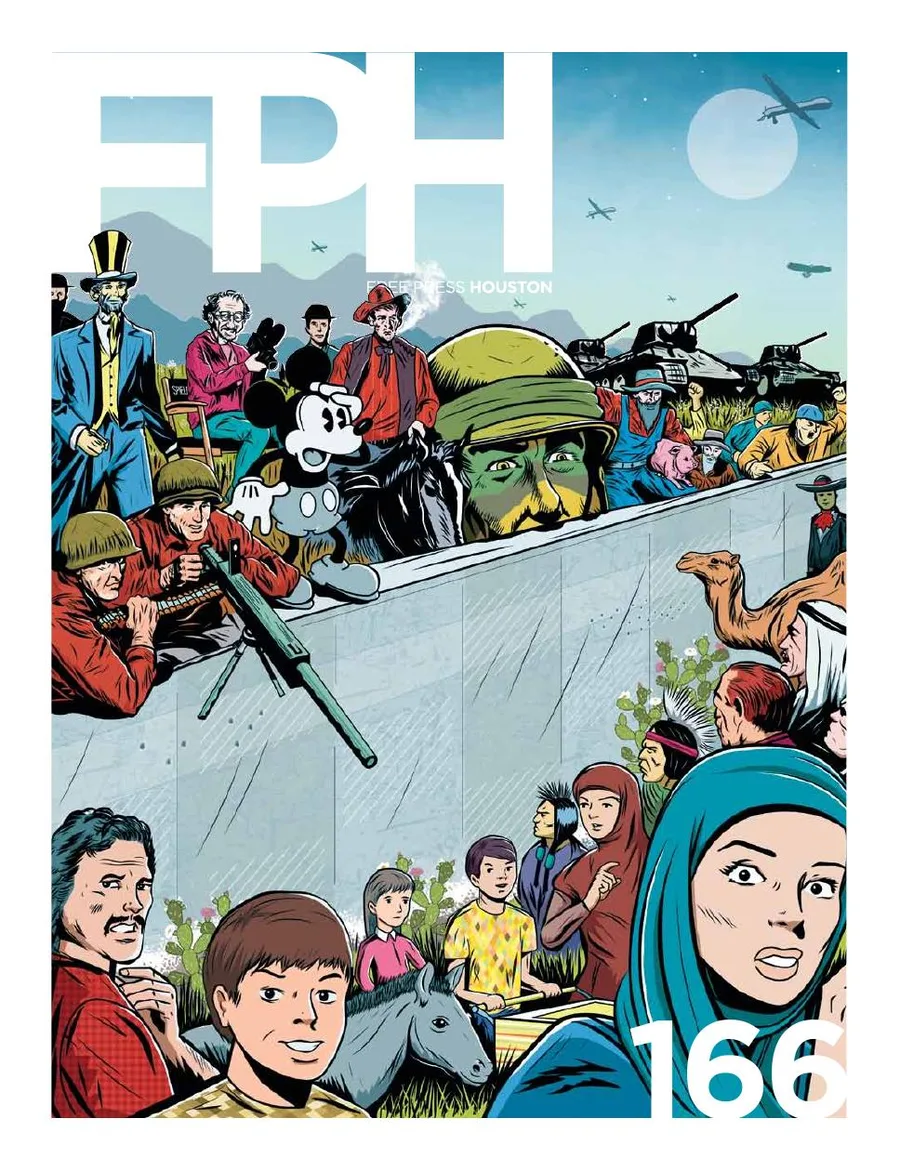 Free Press Houston cover, August 2014, Issue 166
